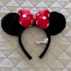Disney Red and Black Minnie Mouse Ears Headband
